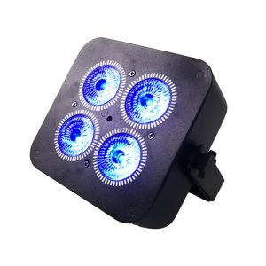 Bamboo/Uplights RGBWAUV Led Battery Par Light Show Time Staage Light 4x20W RGBWAUV Uplights