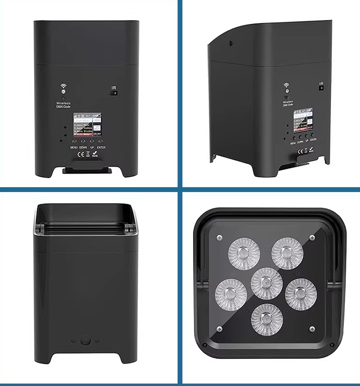 Show Time Staage Light 6x18W RGBWAUV Uplights Show Time Staage Light 6x18W RGBWAUV Uplights