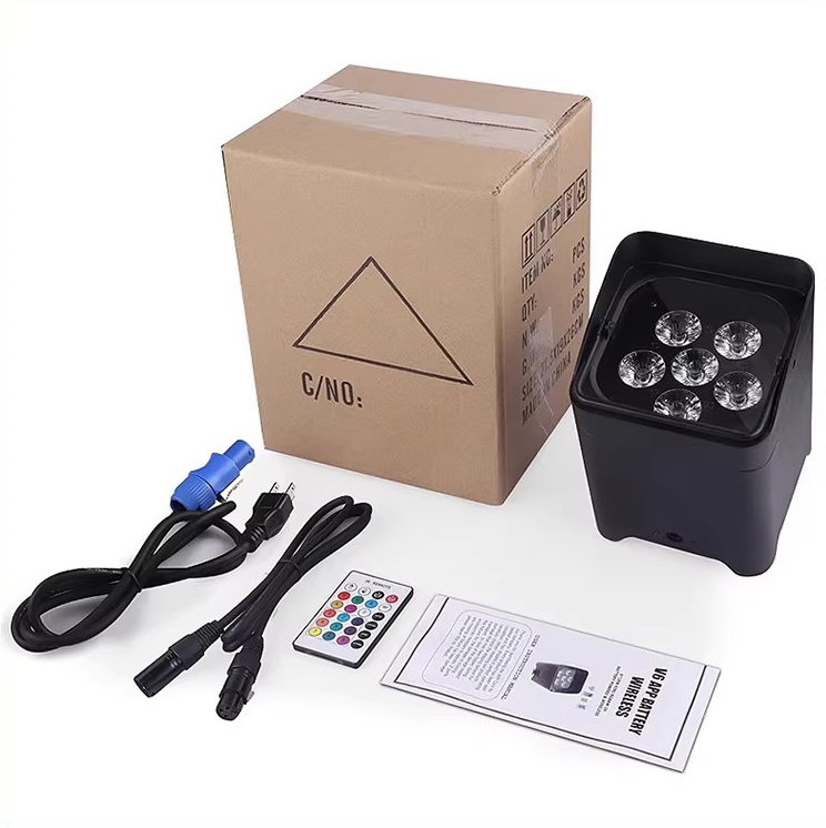 Show Time Staage Light 6x18W RGBWAUV Uplights Show Time Staage Light 6x18W RGBWAUV Uplights
