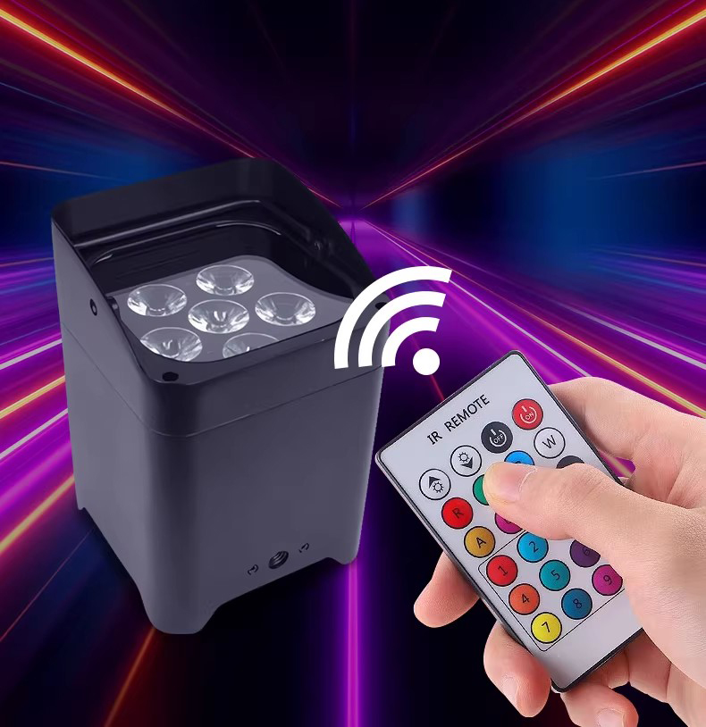 Show Time Staage Light 6x18W RGBWAUV Uplights Show Time Staage Light 6x18W RGBWAUV Uplights