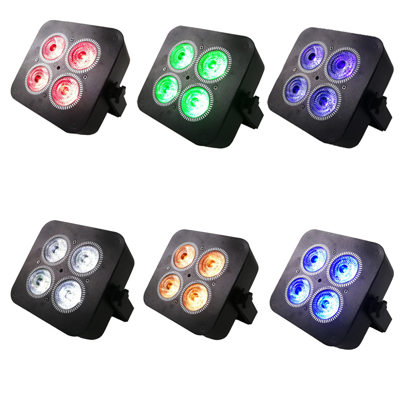 Show Time Staage Light 4x20W RGBWAUV Uplights Show Time Staage Light 4x20W RGBWAUV Uplights