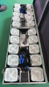 Bamboo/Uplights RGBWAUV Led Battery Par Light Show Time Stage Light Uplights Fiight Case