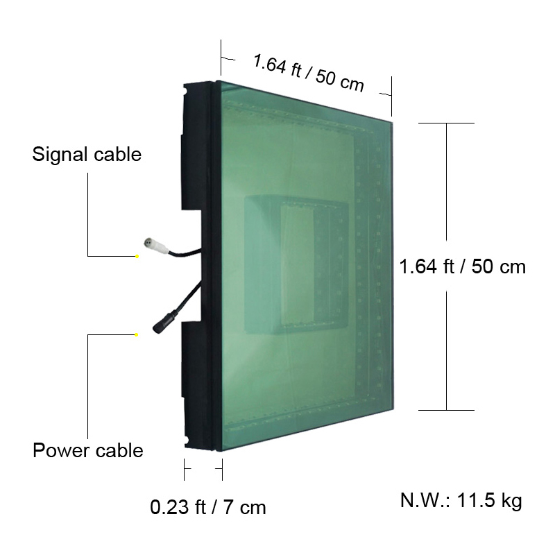 show time stage light 3d gravity led dance floor
