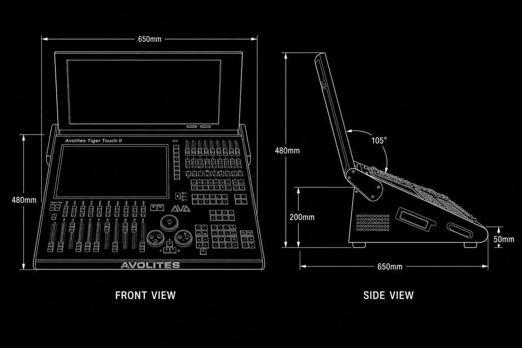 show time stage light tiger touch Console iv